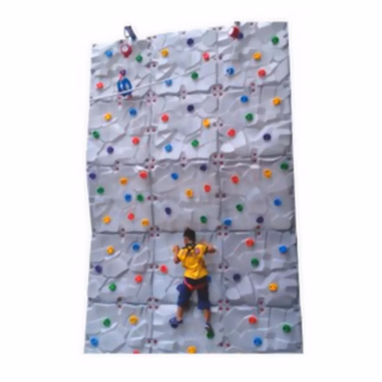 Parede de escalada ao ar livre personalizada para crianças do parque